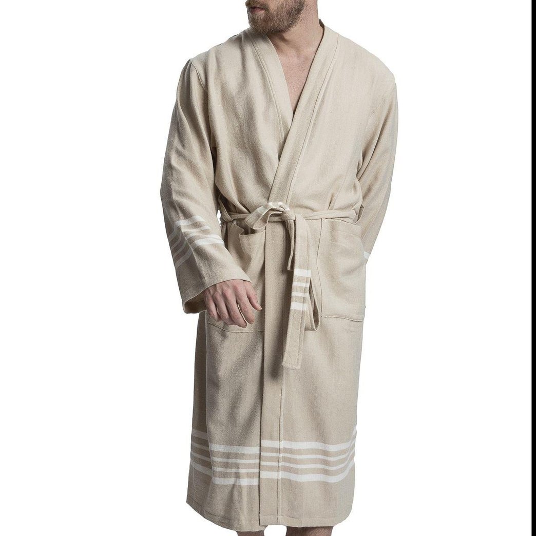 Krem Sultan Kimono ogrtač